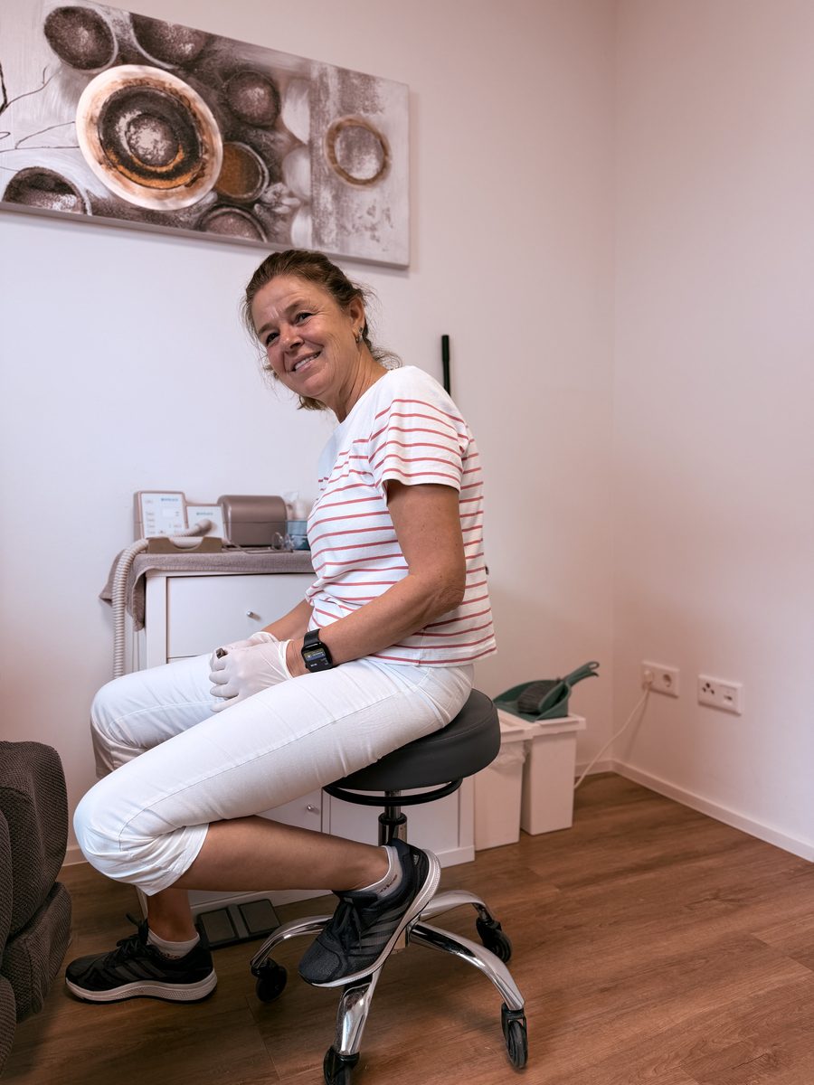 Daniela Eichhorn bei der Arbeit
